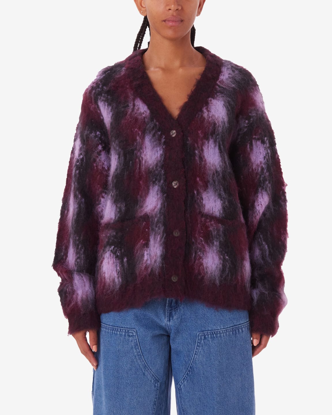 obey Amoeba Cardigan