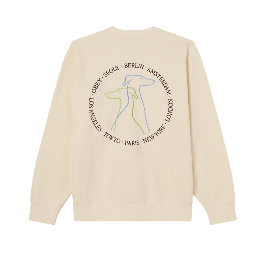 obey City Dogs Crew Fleece
