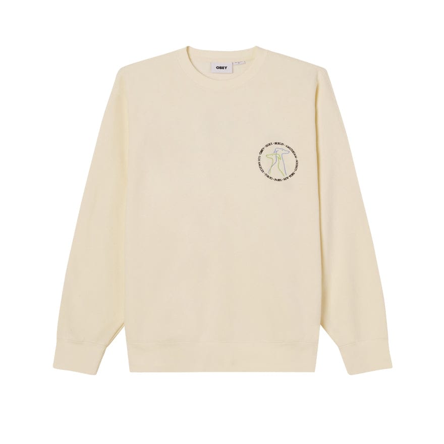 obey City Dogs Crew Fleece