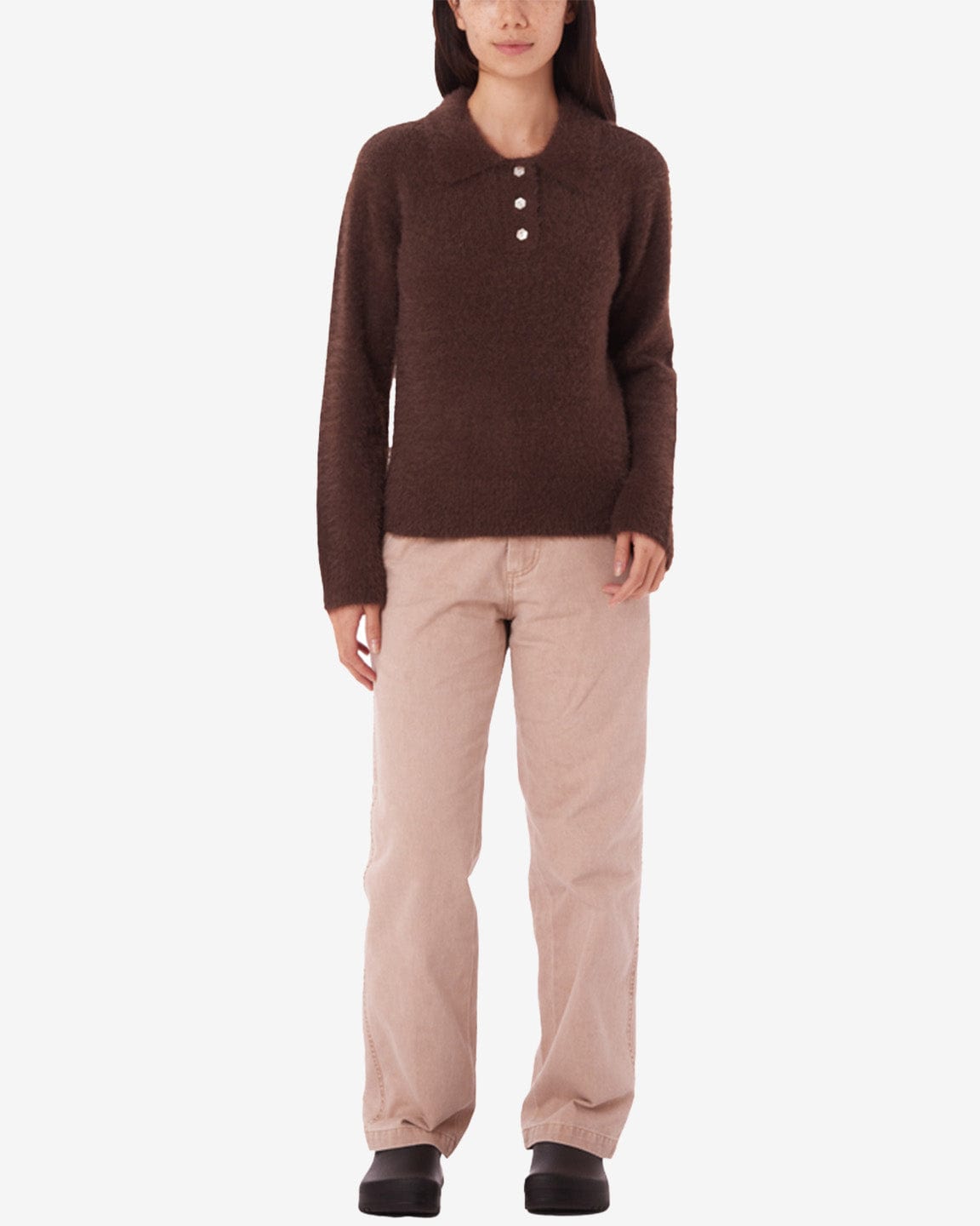 obey Esme Polo Sweater