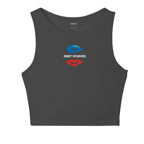 t-shirt obey EYE LIPS OBEY RIB MEGAN TANK