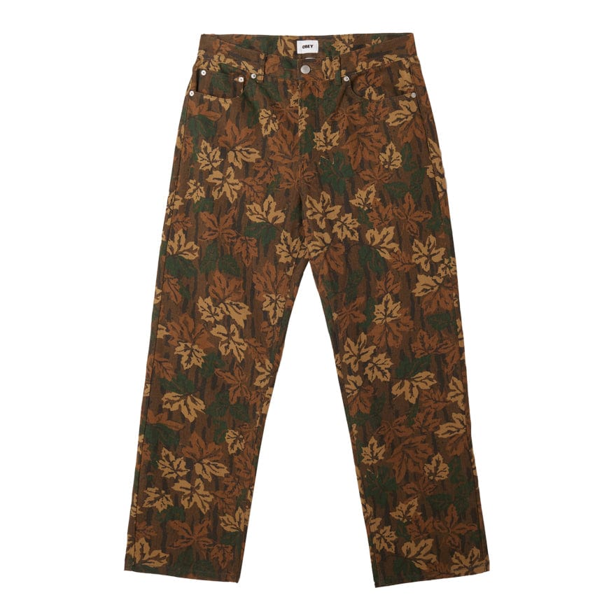 obey Hardwork Printed Denim