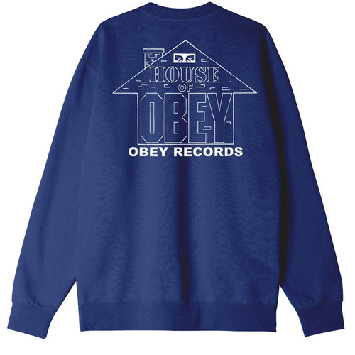 felpe obey HOUSE OF OBEY RECORDS FLEECE