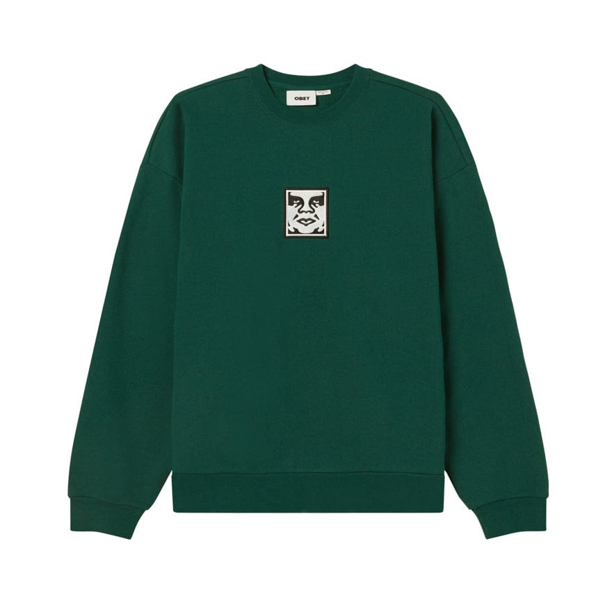 obey Icon Extra Heavy Crew Ii Fleece