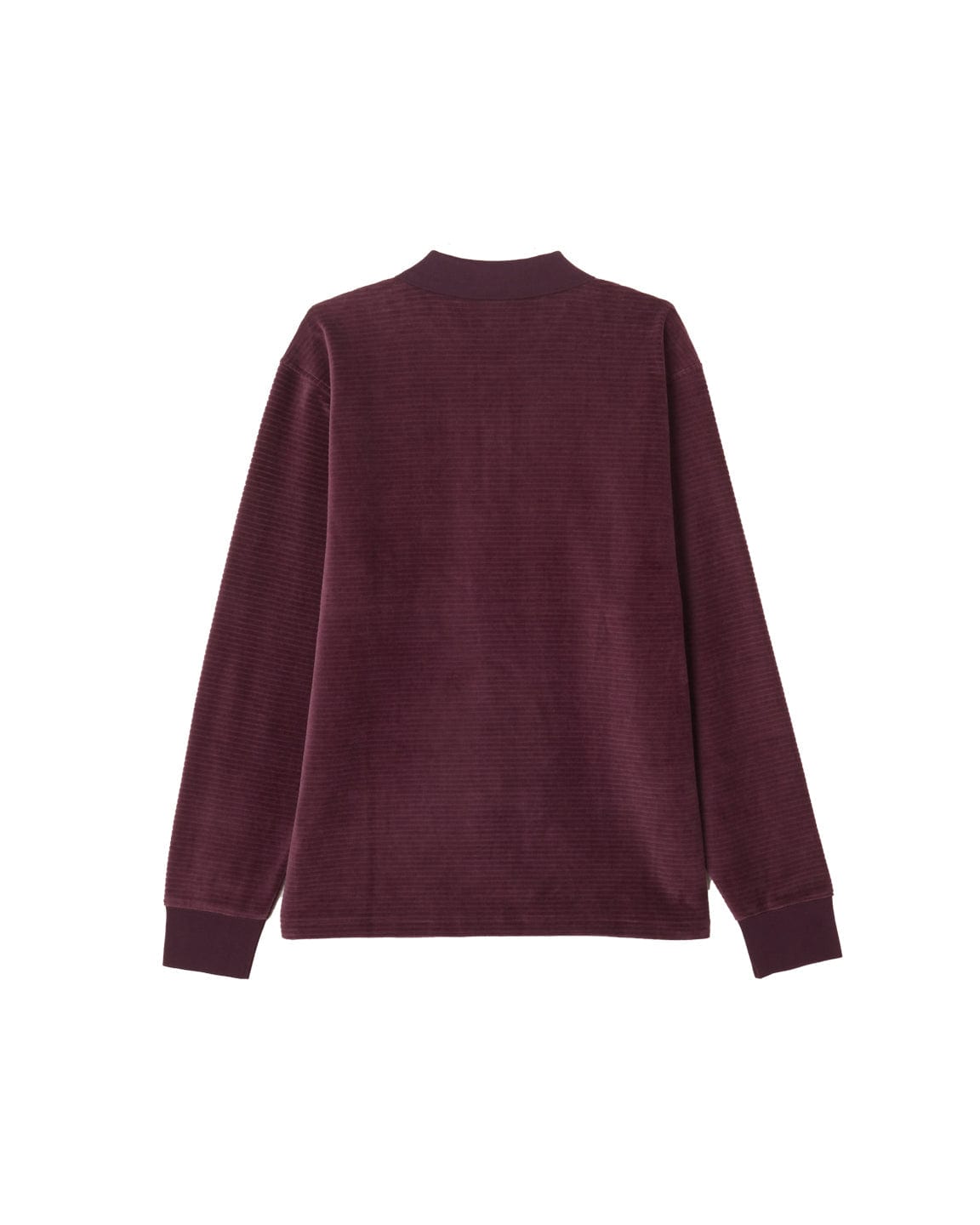 obey Loop Velour Polo Ls