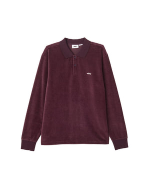 Loop Velour Polo Ls