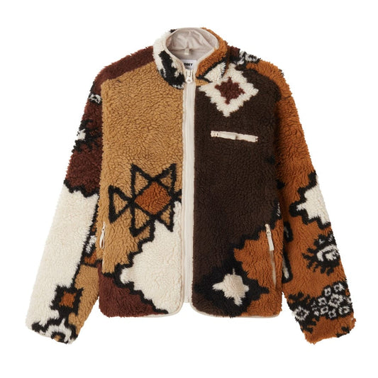 obey Moroccan Rug Sherpa Jacket foto 1