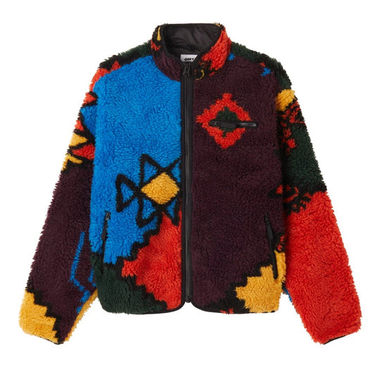 obey Moroccan Rug Sherpa Jacket foto 1