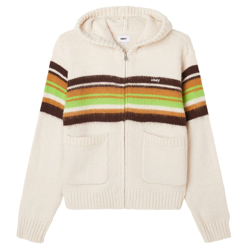 obey Myers Zip Up Hood Sweater