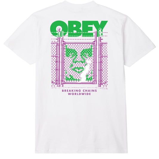 obey Obey Chain Link Fence Icon Classic Tee foto 1