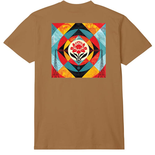 t-shirt obey OBEY GEOMETRIC POWER CANVAS TEE