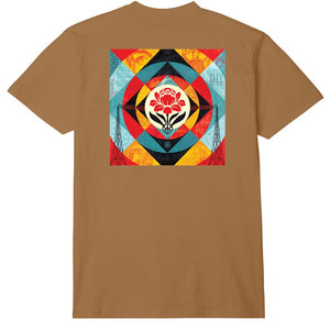 Obey Geometric Power Canvas Tee