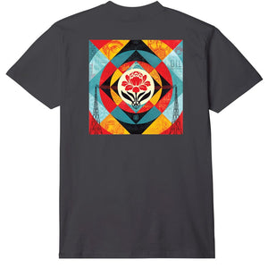 Obey Geometric Power Canvas Tee