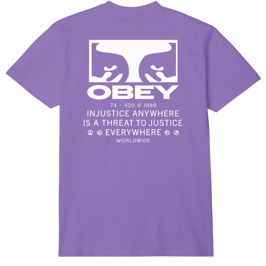 obey Obey Justice Everywhere Heavy Weight Tee