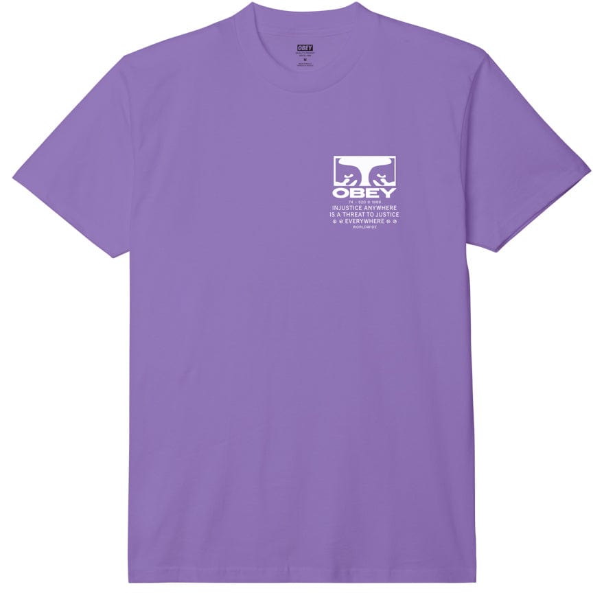 obey Obey Justice Everywhere Heavy Weight Tee