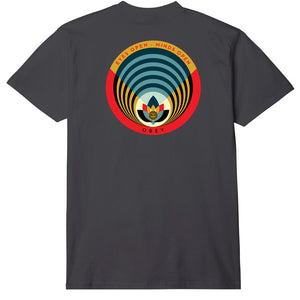 Obey Open Eyes Open Minds Open Lotus Classic Tee