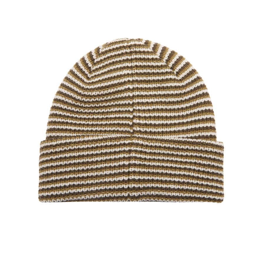 obey Parker Striped Beanie