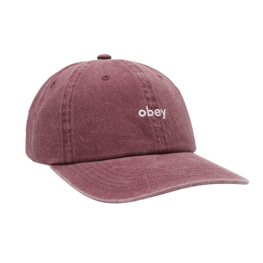 obey Pigment Lowercase 6 Panel Strapback foto 1