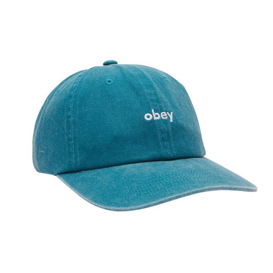 obey Pigment Lowercase 6 Panel Strapback foto 1