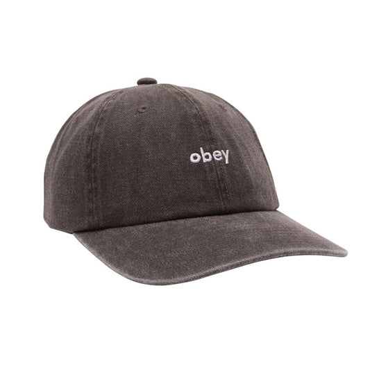 obey Pigment Lowercase 6 Panel Strapback foto 1