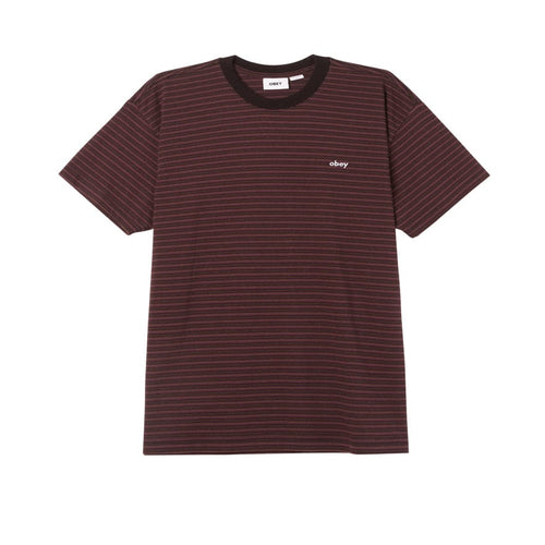 t-shirt obey RELOCATED STRIPE TEE SS