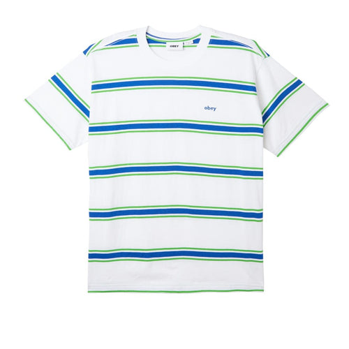 t-shirt obey TWENTY STRIPE TEE SS