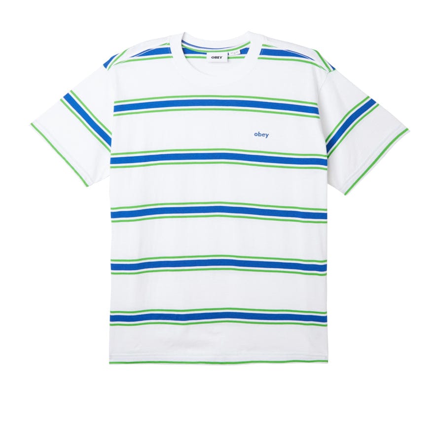 obey Twenty Stripe Tee Ss