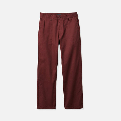 pantaloni brixton CHOICE RELAXED PANT - MAHOGANY