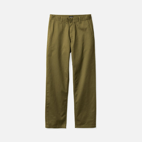 pantaloni brixton CHOICE RELAXED PANT - MILITARY OLIVE