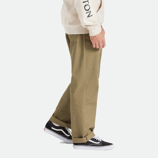brixton CHOICE RELAXED PANT - MILITARY OLIVE foto 4