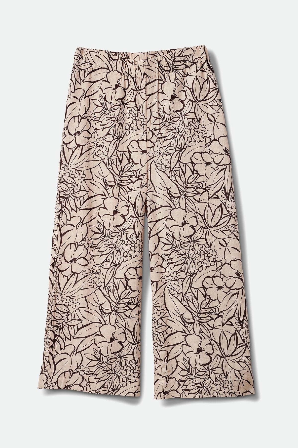 brixton pantaloni INDO LINEN WIDE LEG PANT