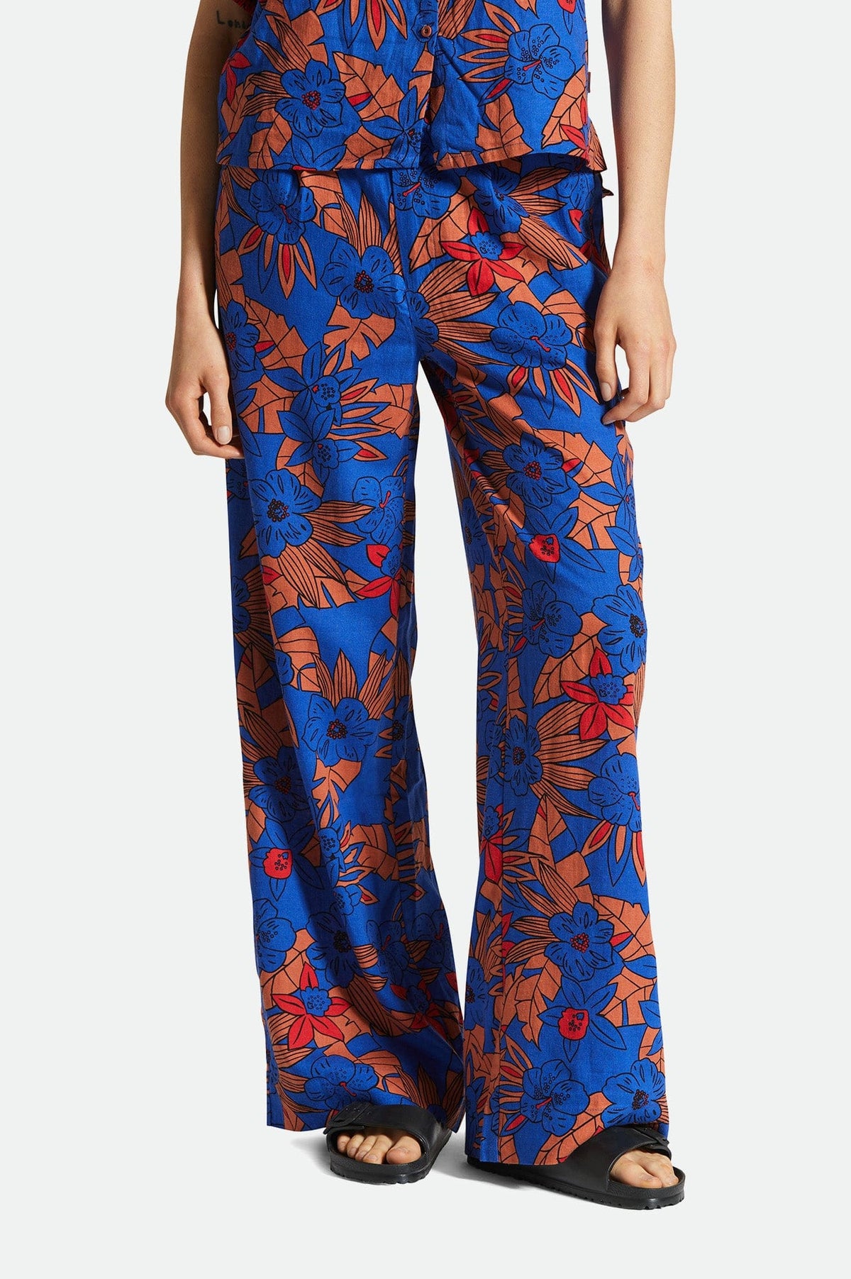 brixton pantaloni MERCADO LINEN PANT
