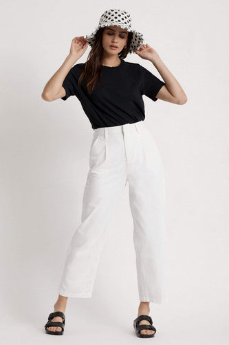 pantaloni brixton VICTORY TROUSER PANT WHITE