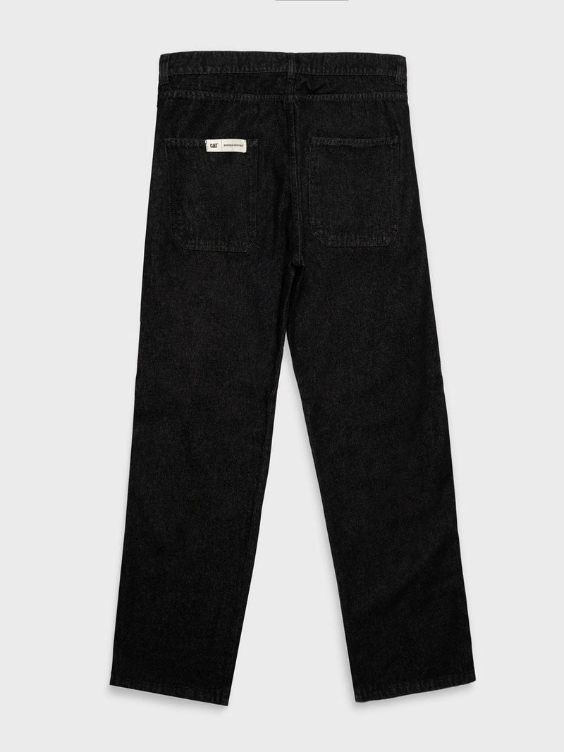 cat wwr pantaloni Black Denim 5 Pkt Pant