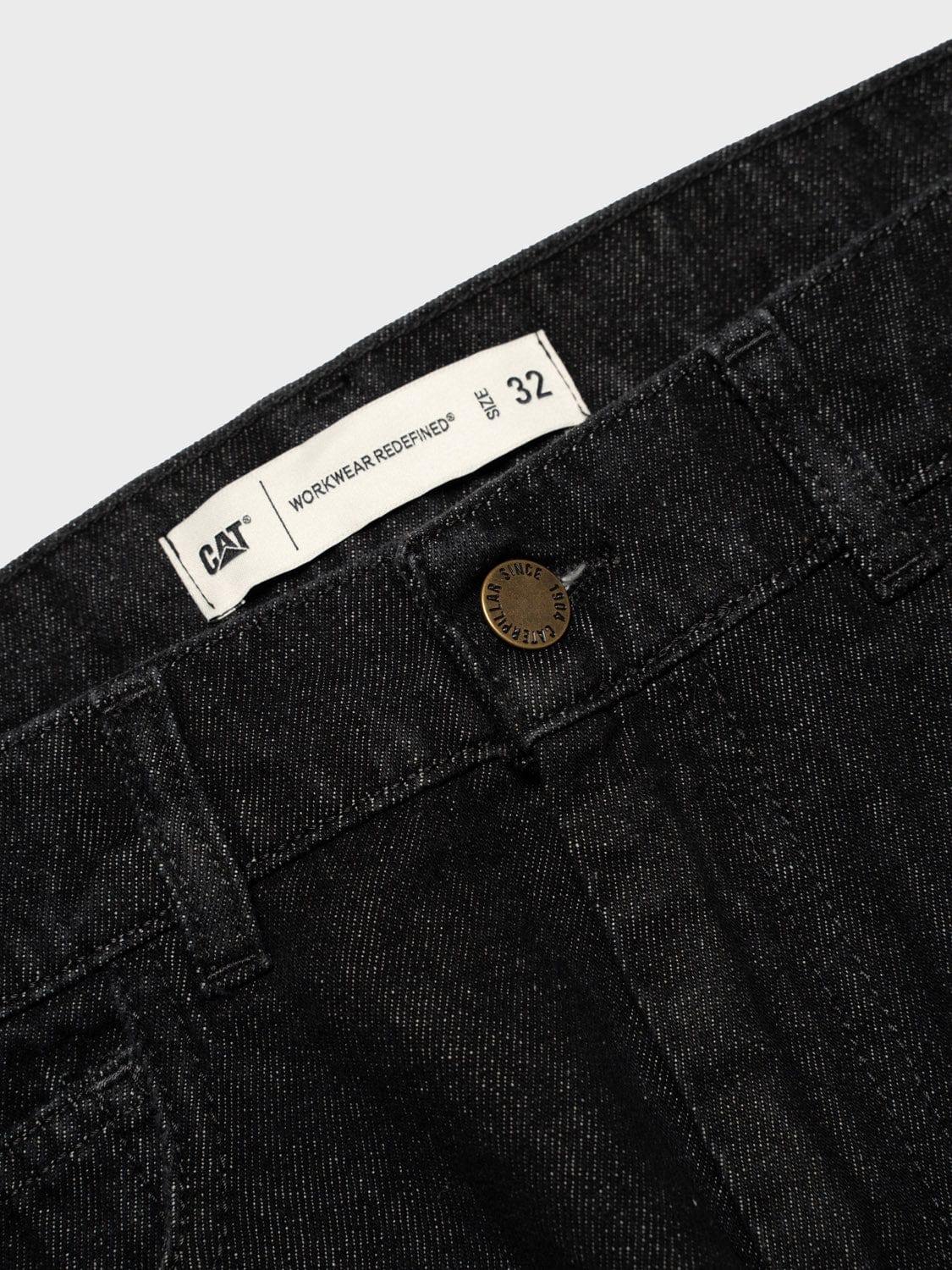 cat wwr pantaloni Black Denim 5 Pkt Pant