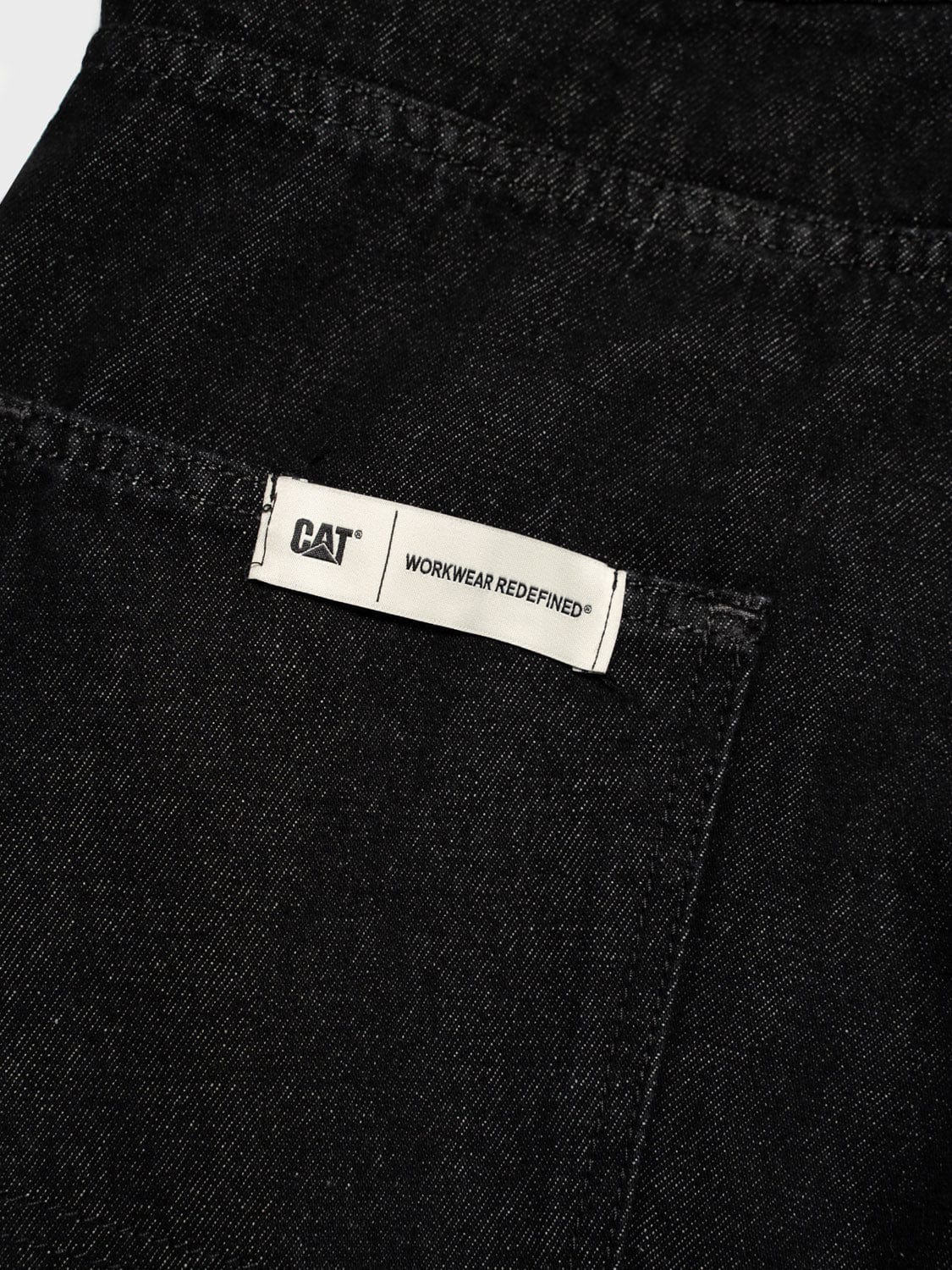 cat wwr pantaloni Black Denim 5 Pkt Pant
