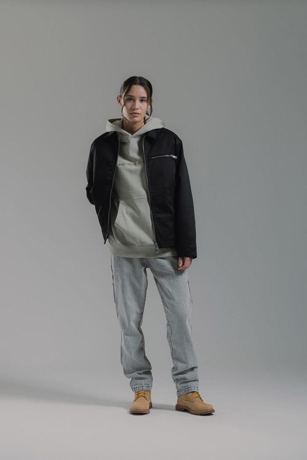 cat wwr pantaloni Denim 5 Pkt Pant With Acid Wash