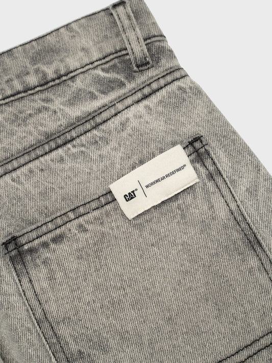 cat wwr Denim 5 Pkt Pant With Acid Wash foto 4