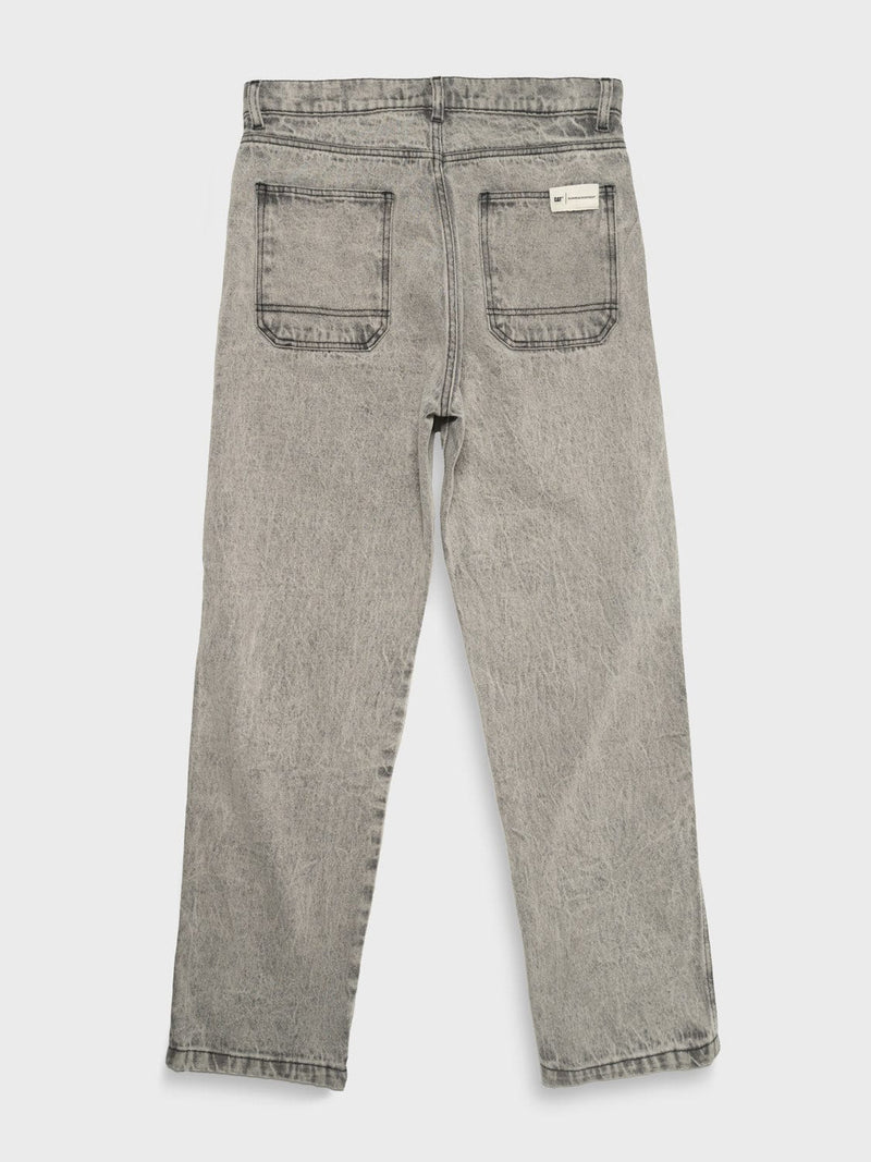 cat wwr pantaloni Denim 5 Pkt Pant With Acid Wash