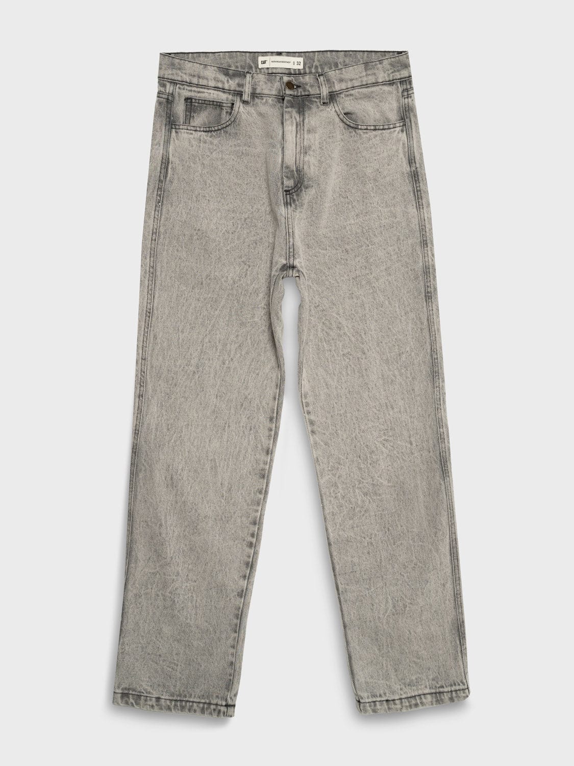 cat wwr pantaloni Denim 5 Pkt Pant With Acid Wash
