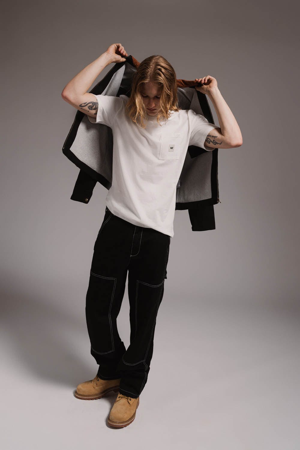 cat wwr pantaloni Double Knee Pants