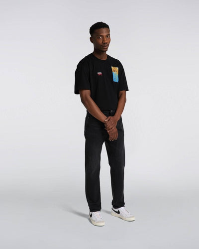 pantaloni edwin SLIM TAPERED - DARK USED