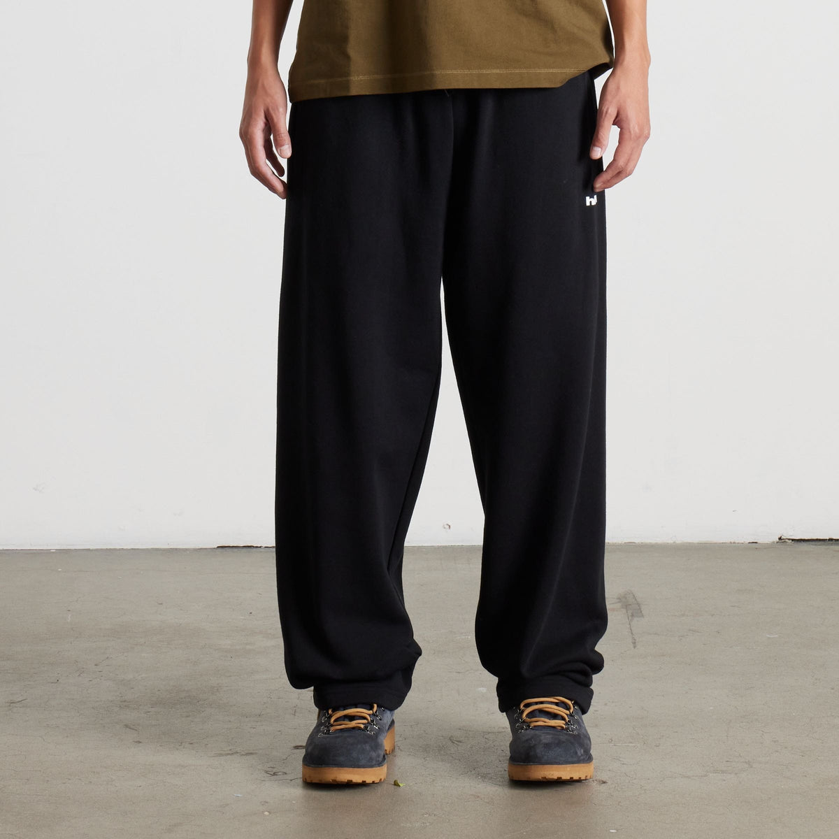 huf pantaloni 89 Open Hem Fleece Pant