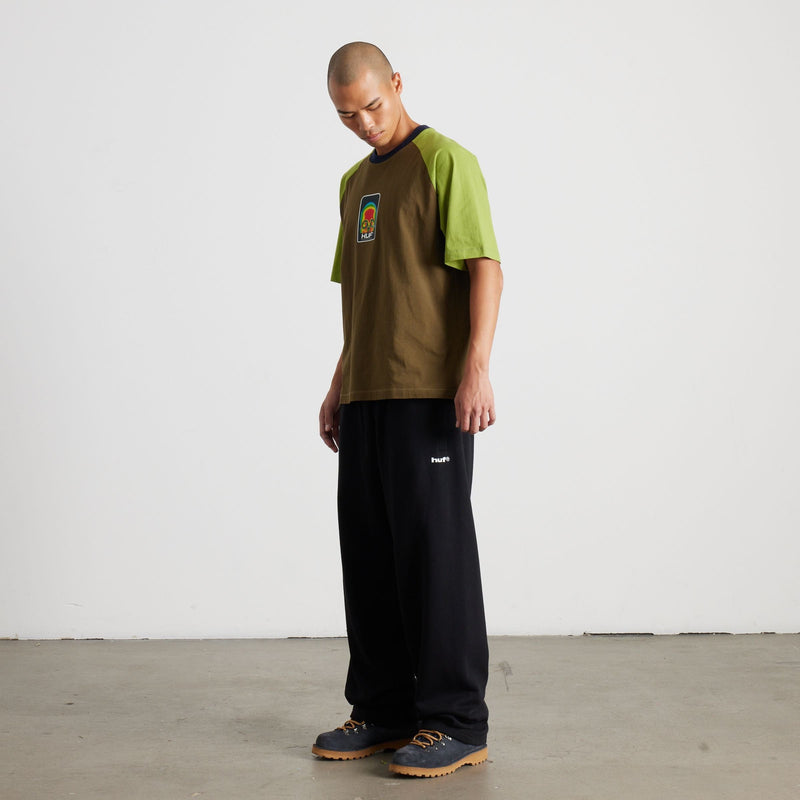 huf pantaloni 89 Open Hem Fleece Pant