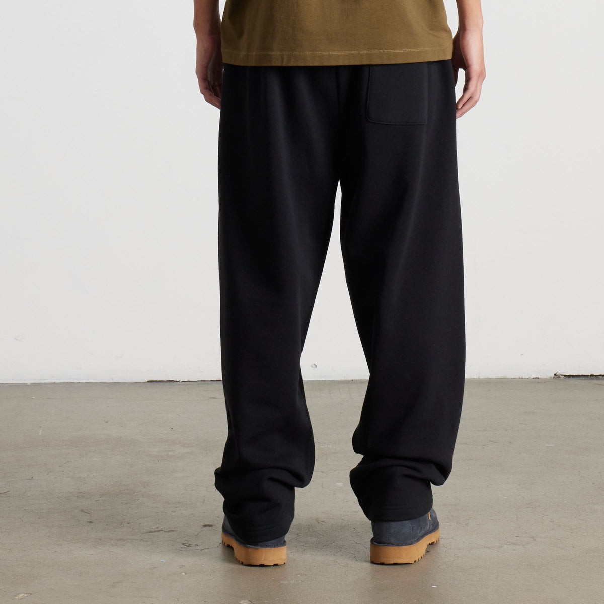 huf pantaloni 89 Open Hem Fleece Pant