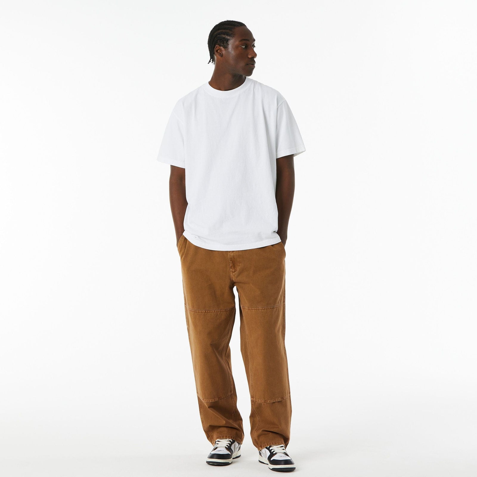 huf pantaloni BELDEN DOUBLE KNEE PANT