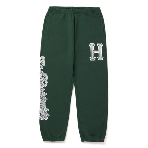pantaloni huf CRACKERJACK FLEECE PANT - FOREST GREEN