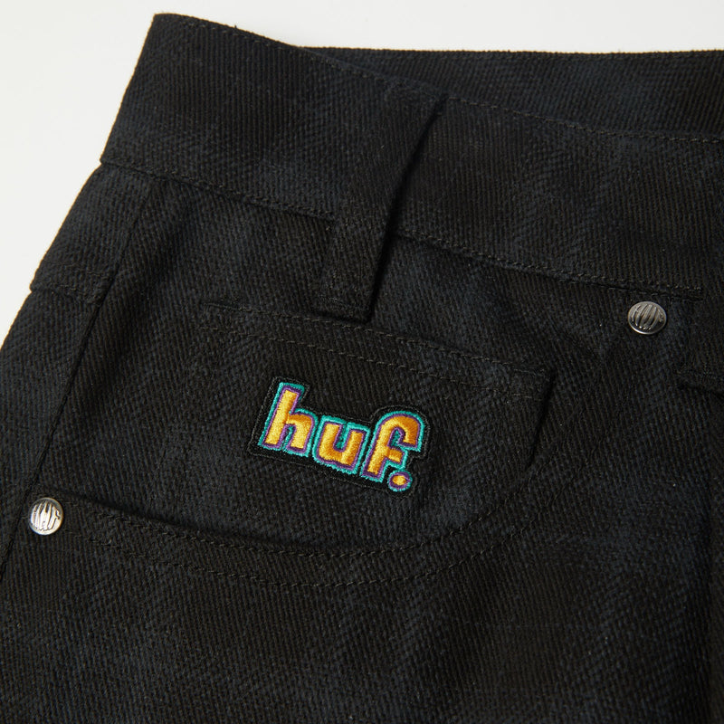huf pantaloni Cromer Plaid Pant