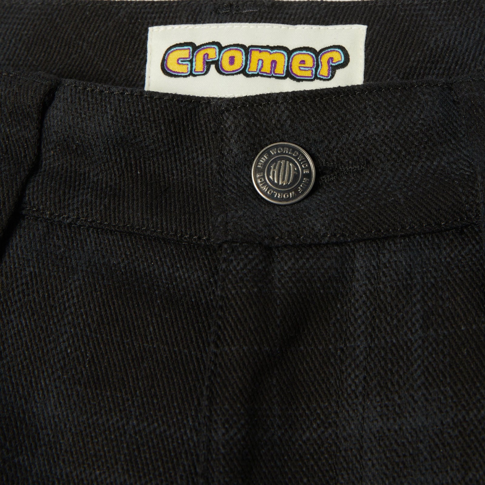 huf pantaloni Cromer Plaid Pant