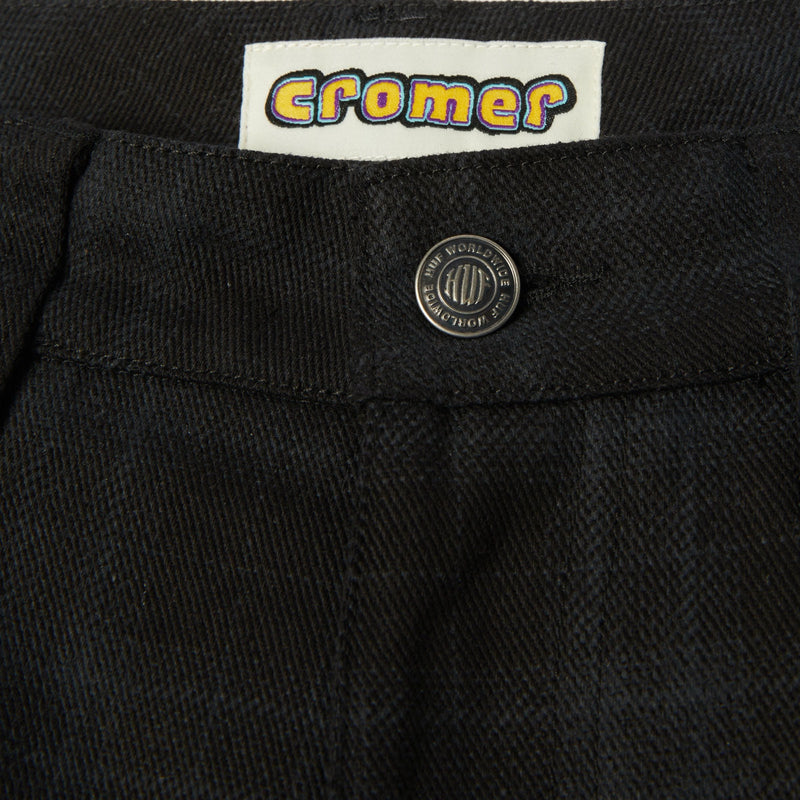 huf pantaloni Cromer Plaid Pant